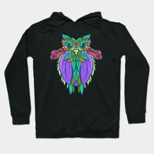 Floral owl Hoodie